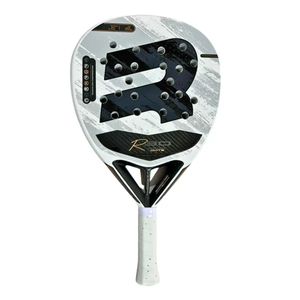 Pala Royal Padel R30 LTD Blanco Dorado 2025