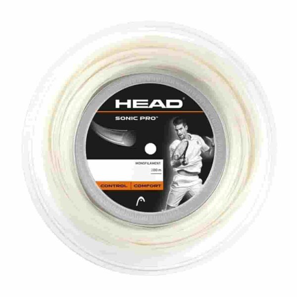BOBINA CORDAJE HEAD SONIC PRO 200M BLANCO