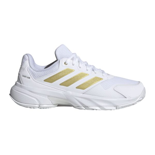 Zapatillas Courtjam Control 3 W Color Ftwr White/gold Met./ftwr White
