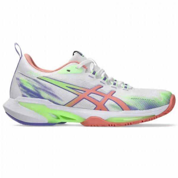 Zapatillas de Padel Asics Sonicsmash FF Blanco Rosa Mujer