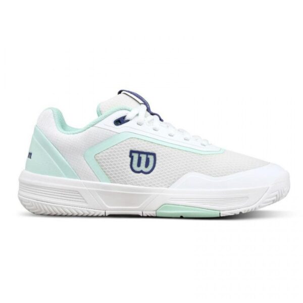 Zapatillas de Padel Wilson Courtglide Blanco Aguamarina Mujer