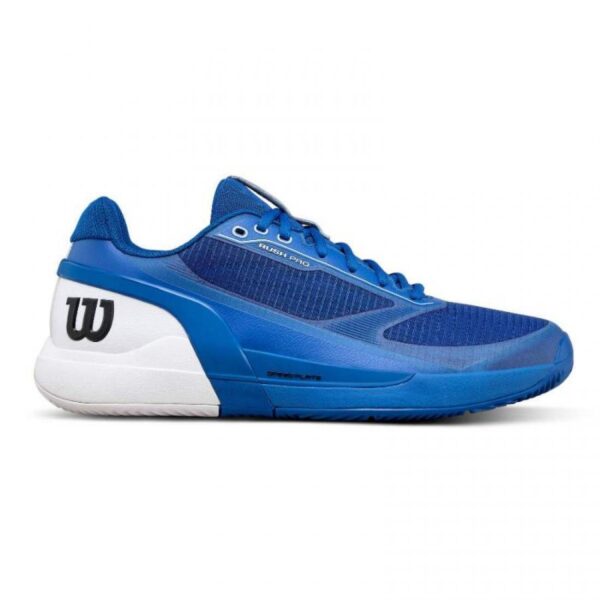 Zapatillas de Padel Wilson Rush Pro 5 Clay Azul Blanco