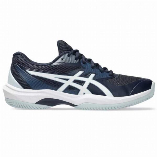 Padel Asics Game FF Clay Azul Medianoche Blanco Mujer
