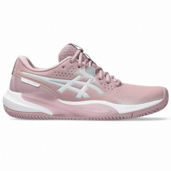 Padel Asics Gel Challenger 15 Clay Rosa Gris Mujer